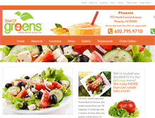 Tablet Screenshot of bowlofgreens.com